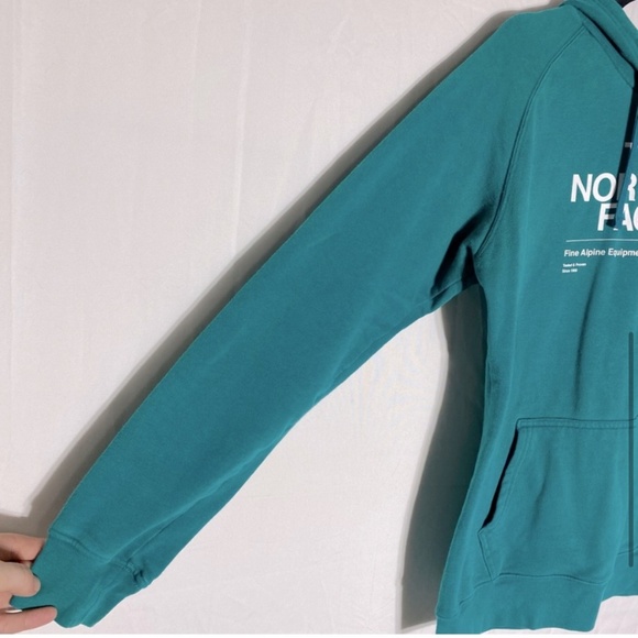 The North Face Teal Pullover Never Stop Exploring Hoodie L - Picture 11 of 15